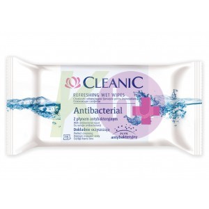 Cleanic frissítő törlőkendő 40db Antibacterial utazó 19236801