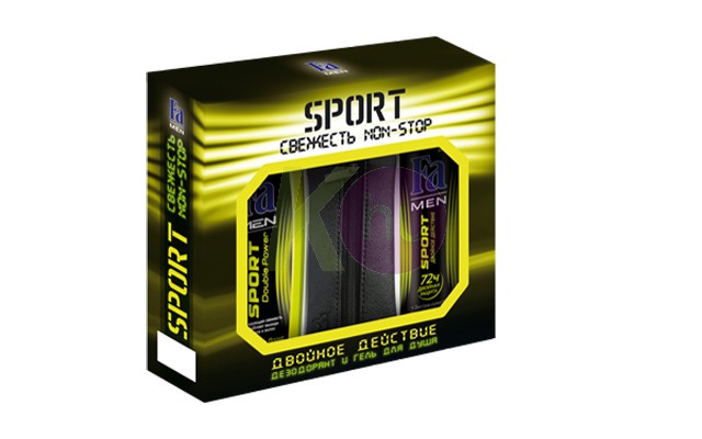 Fa kar.csom férfi Sport Double Power Boost tus 250ml+deo 150ml+after 100ml 19727321