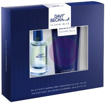 David Beckham 14.kar.csom Classis Blue ffi edt 40ml+tus 200ml 20021077