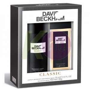 David Beckham 17 kar.csom Classic pumpás 75ml + deo 150ml 23021361