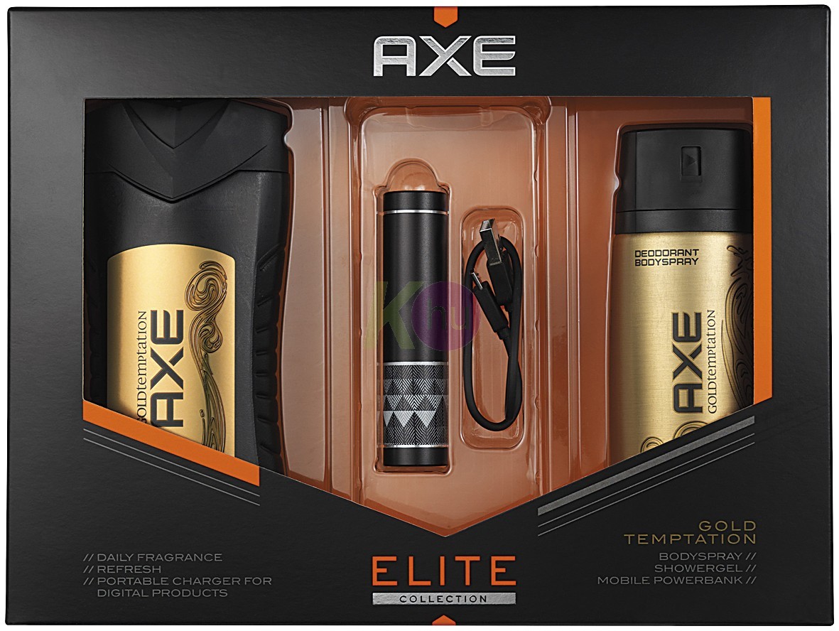 Axe 15 kar.csom Gold Temp. deo 150ml+tus 250ml+Tel.vésztöltő 24158933