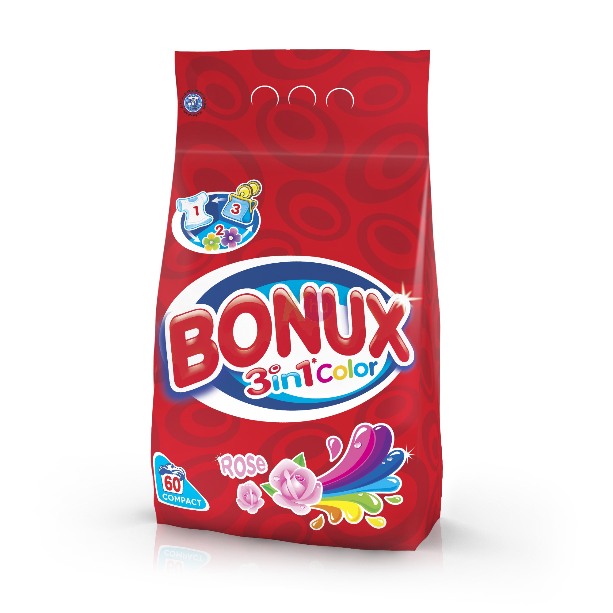 Bonux 20 mosás / 1,5kg Rose 52141379