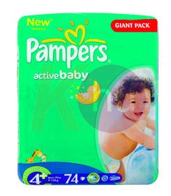 Pampers Aktív Baby Giant Pack Maxi 76 - H 52141450