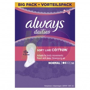 Always tiszt.betét 58 Normal Soft Cotton 52141671