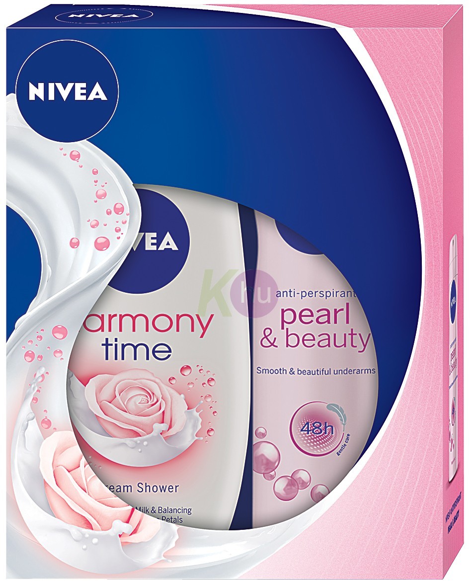 Nivea 15 kar.csom Harmony tus 250ml + Pearl&Beauty deo 150ml 52645911