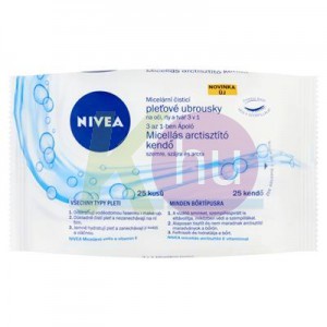 Nivea V. micellás artiszt.kendő 25db 3in1 Ápoló 52645962