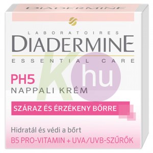 Diadermine Essentials arcrkém 50 ml  PH5 nappali 55000055